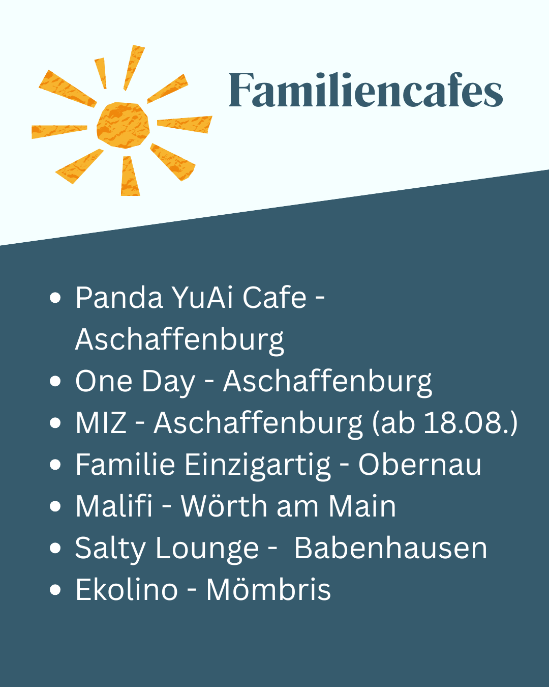 Ferientipp - Familiencafe - ABtown Ladies Aschaffenburg