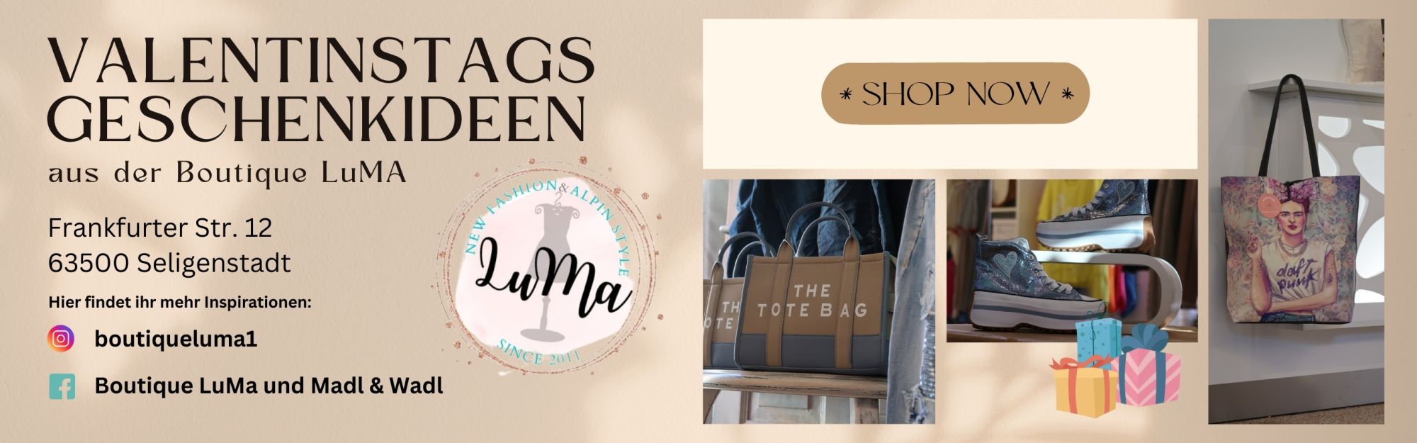 Valentinstags Geschenkideen Boutique LuMa Seligenstadt
